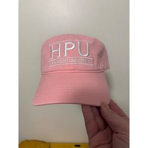 High Point University HPU Pink Adjustable Baseball Cap Hat Embroidered Panther